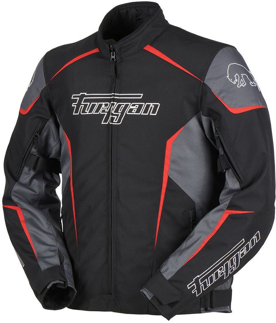 Furygan Yori Jachetă textilă impermeabilă pentru motociclete Negru/Gri/Roșu S Figura 2