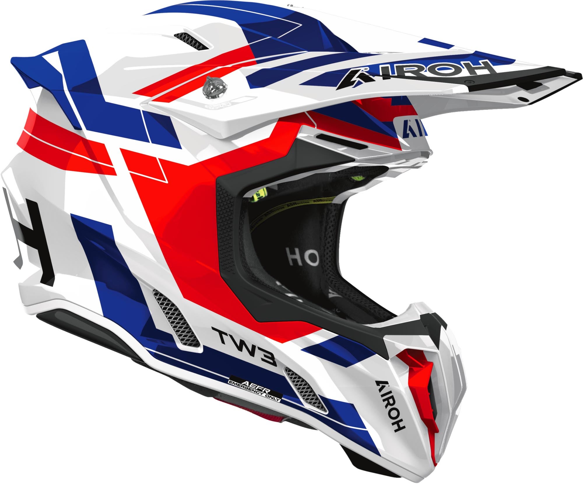 Side view of Airoh Twist 3 Dynasty Motocross Helmet