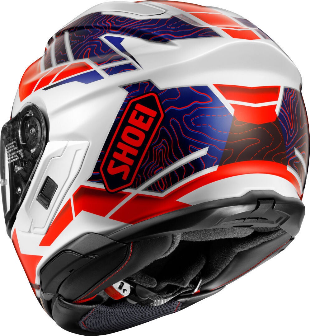 Shoei GT-Air 3 Hike Helmet white/red/blue XXL (63/64) Figure 2