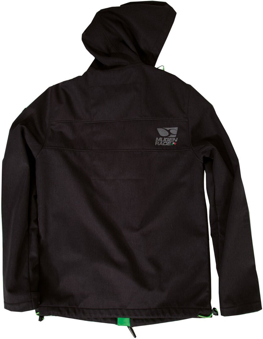 MUGENRACE Pista-BA Softshell Jaqueta preto/verde/antracito L Figura 2