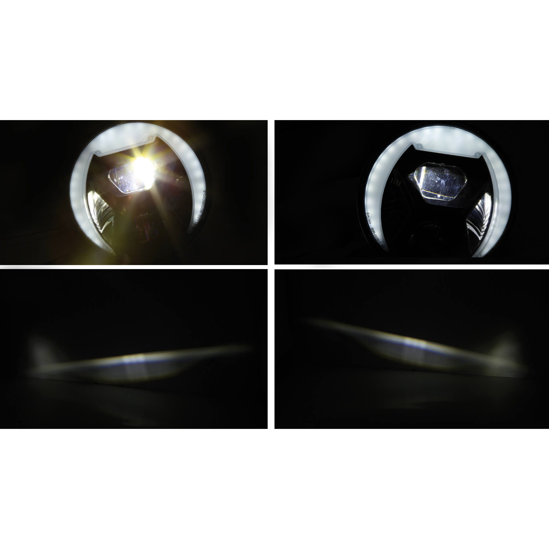 HIGHSIDER 7 Zoll LED Hauptscheinwerfereinsatz TYP 8 Chrome Figura 3