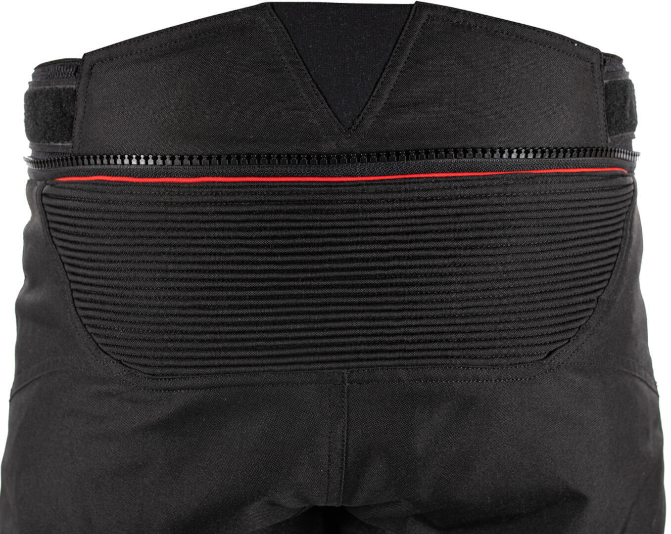 Rusty Stitches Cliff Pantalon textile de moto imperméable Noir/Gris/Rouge L Figure 9