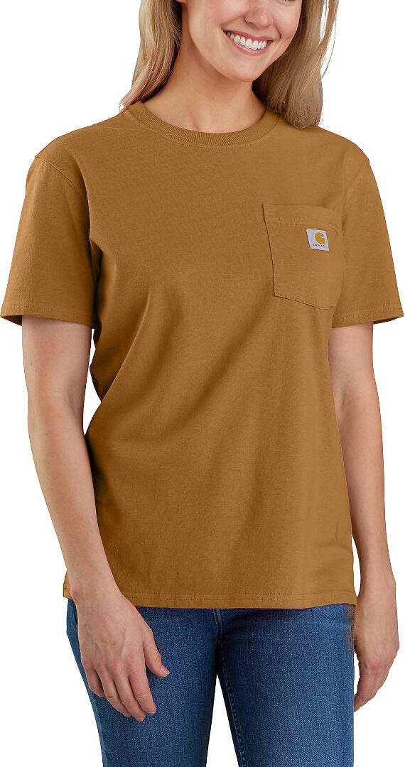 Carhartt Workwear Pocket Women's T-Shirt brown S Figure 2