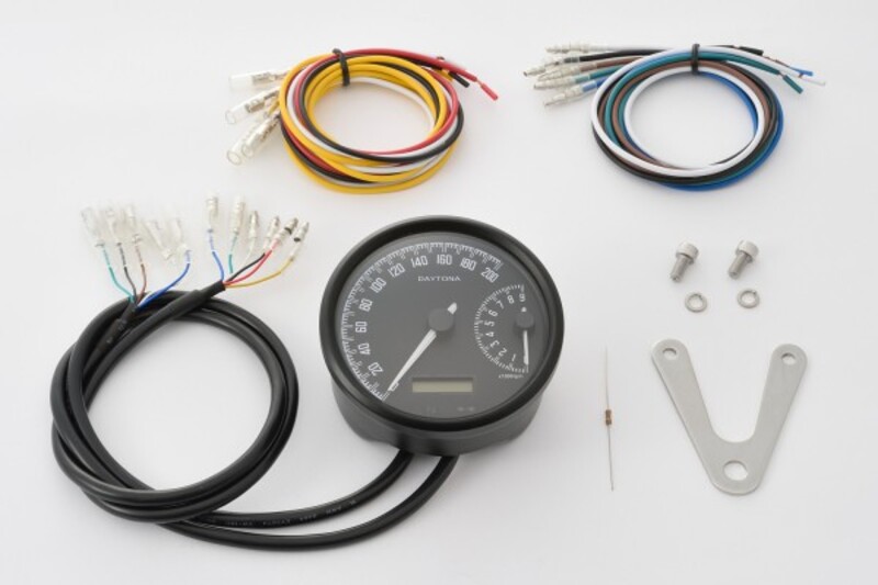 Daytona Velona W - Analogt multifunktionellt instrument för hastighetsmätare och varvräknare Figur 5