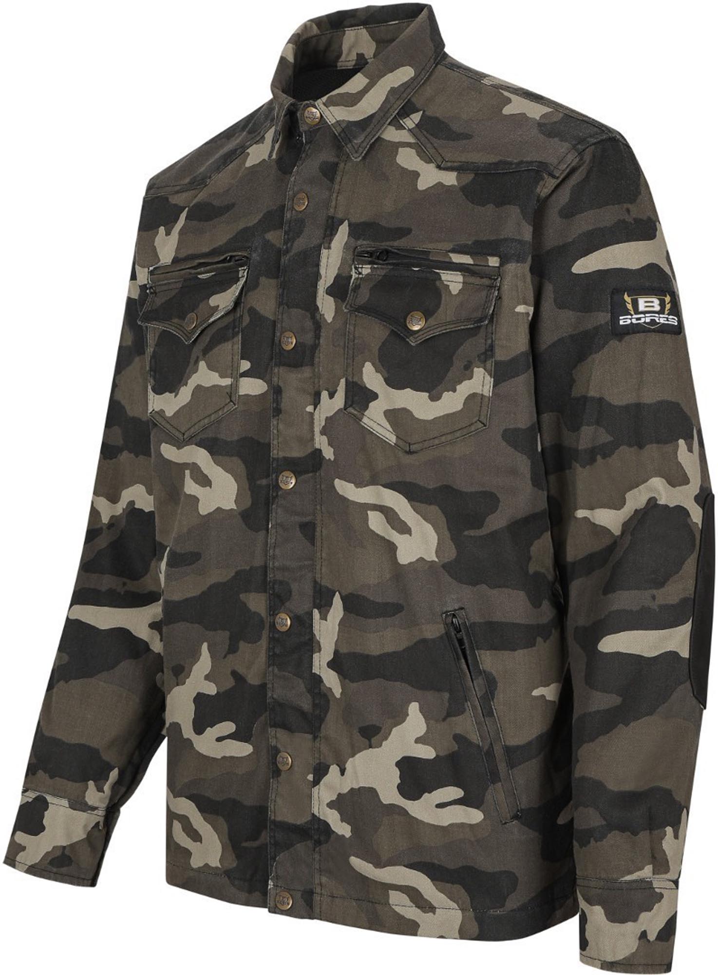 Bores Militaryjack Camisa de motocicleta