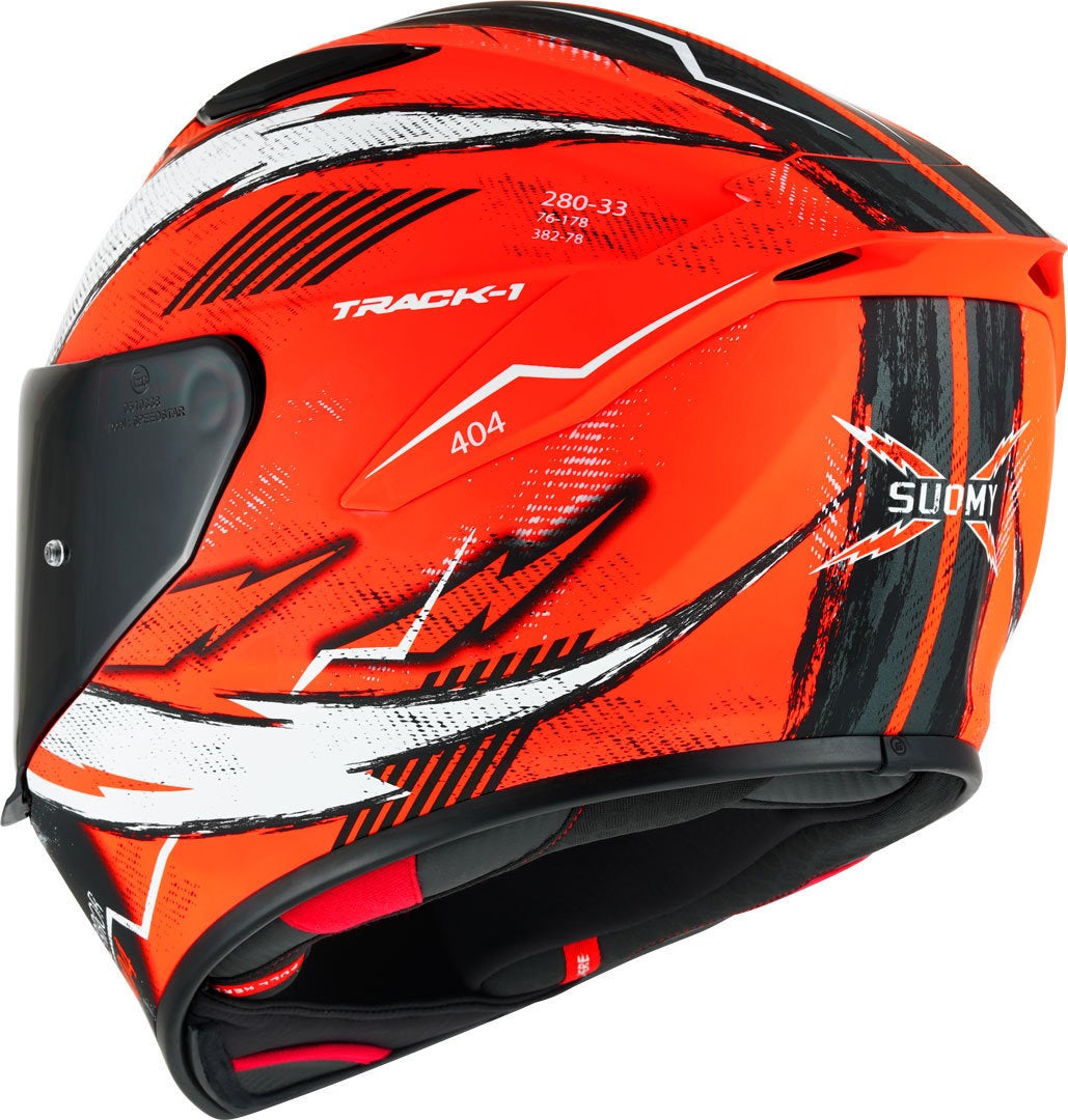 Suomy Track-1 404 Casque Orange/Noir M (57/58) Figure 3