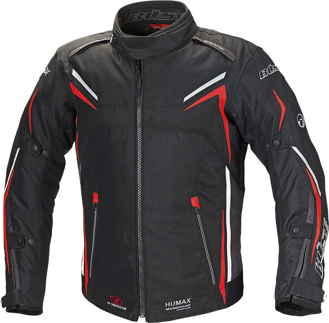 Büse Mugello Motorcycle Textile Jacket black/red XXL Figure 1
