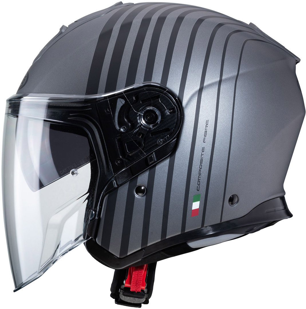 Caberg Flyon Bakari Jethelm anthrazit/schwarz L (59/60) Abbildung 2