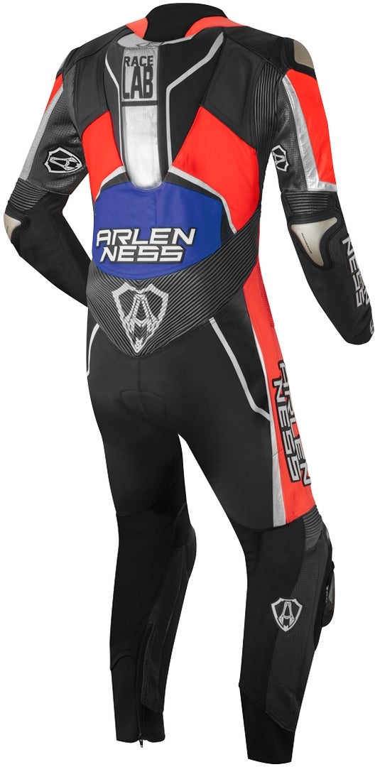 Arlen Ness Alcarras Race One Piece Kangaroo Motorcycle Leather Suit black/red/blue 60 Figure 2
