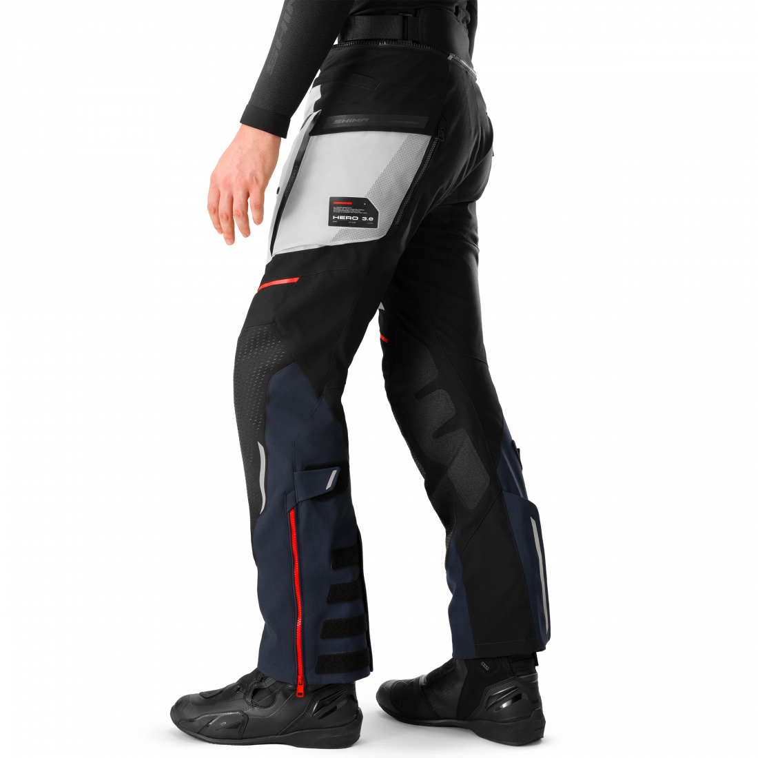 SHIMA Hero 3.0 Pantaloni tessili per motociclette grigio/blu M Figura 5