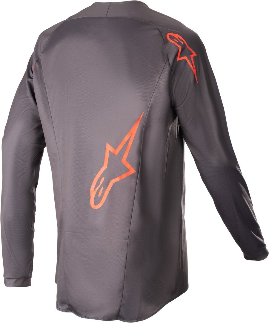 Alpinestars Fluid Lurv Motocross Jersey grau/rot L Abbildung 2