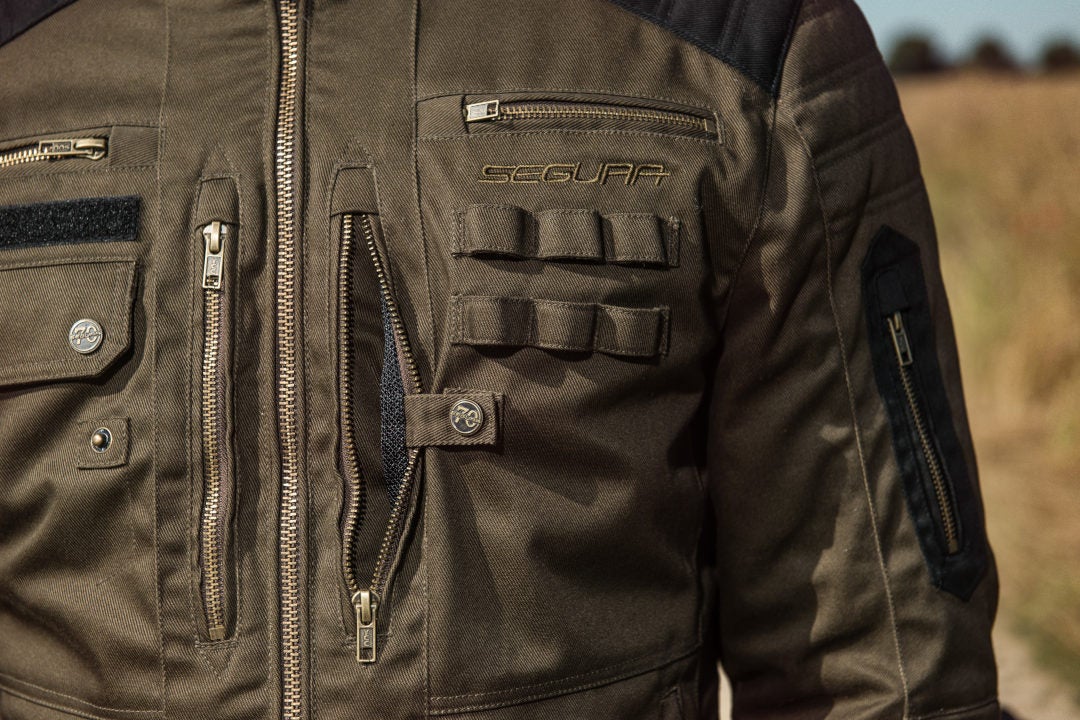 Segura Fergus Motorcycle Textile Jacket Khaki L Figure 7