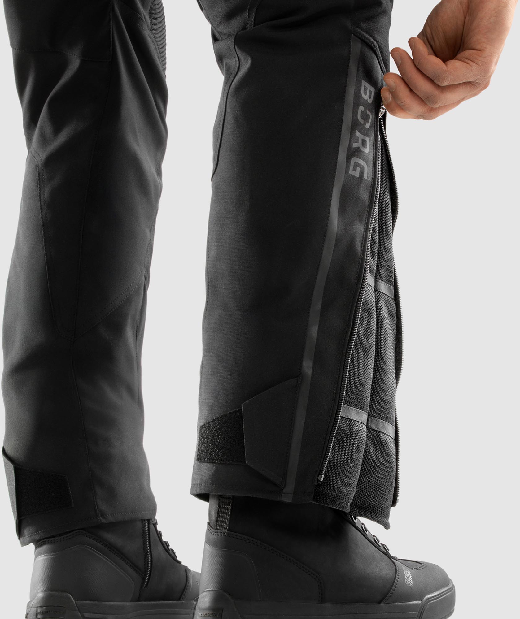 Rebelhorn Borg 2 wasserfeste Motorrad Textilhose schwarz/grau S Abbildung 10