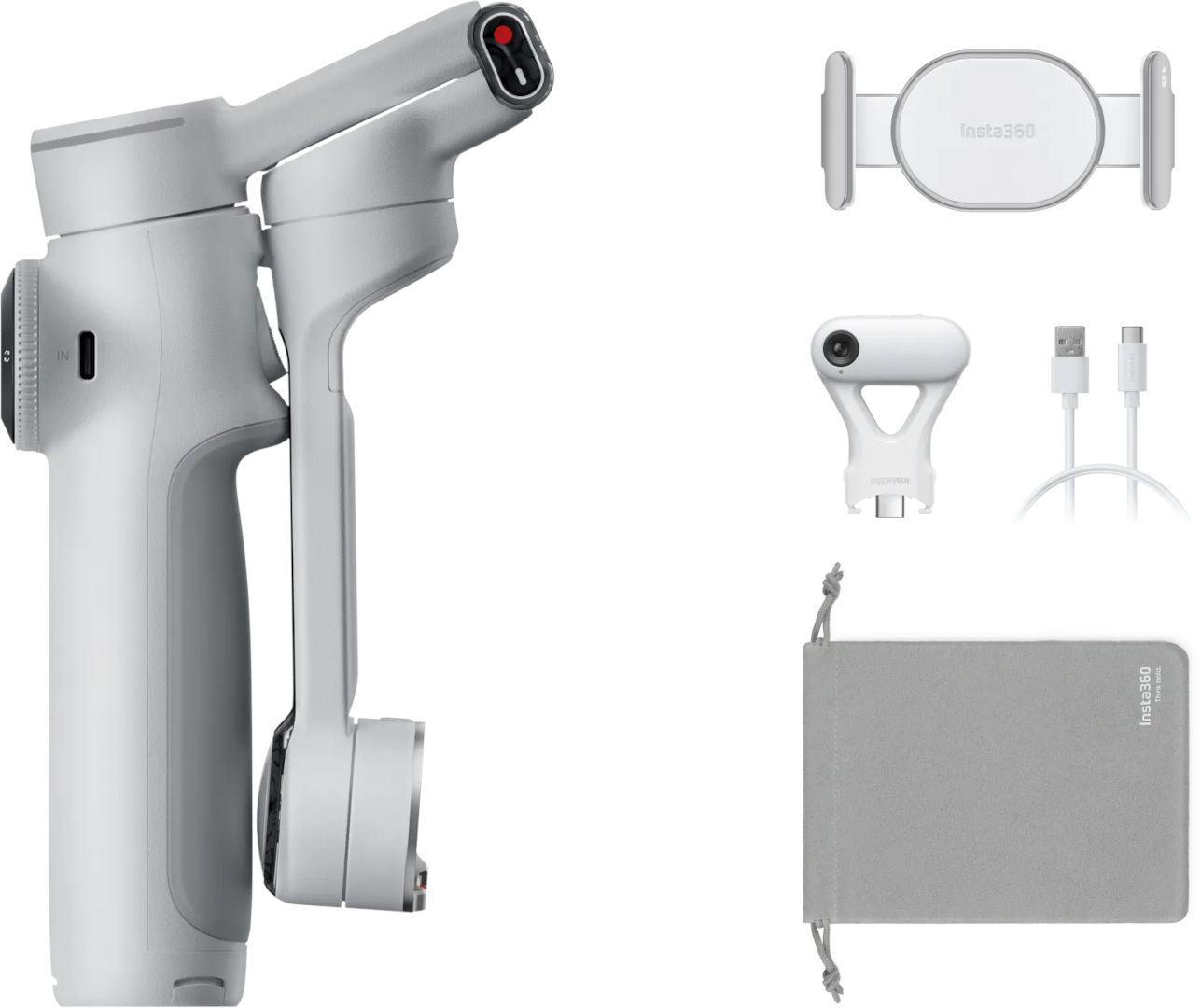 Insta360 Flow 2 Pro AI Tracker Bundle Smartphone Gimbal Figura 1