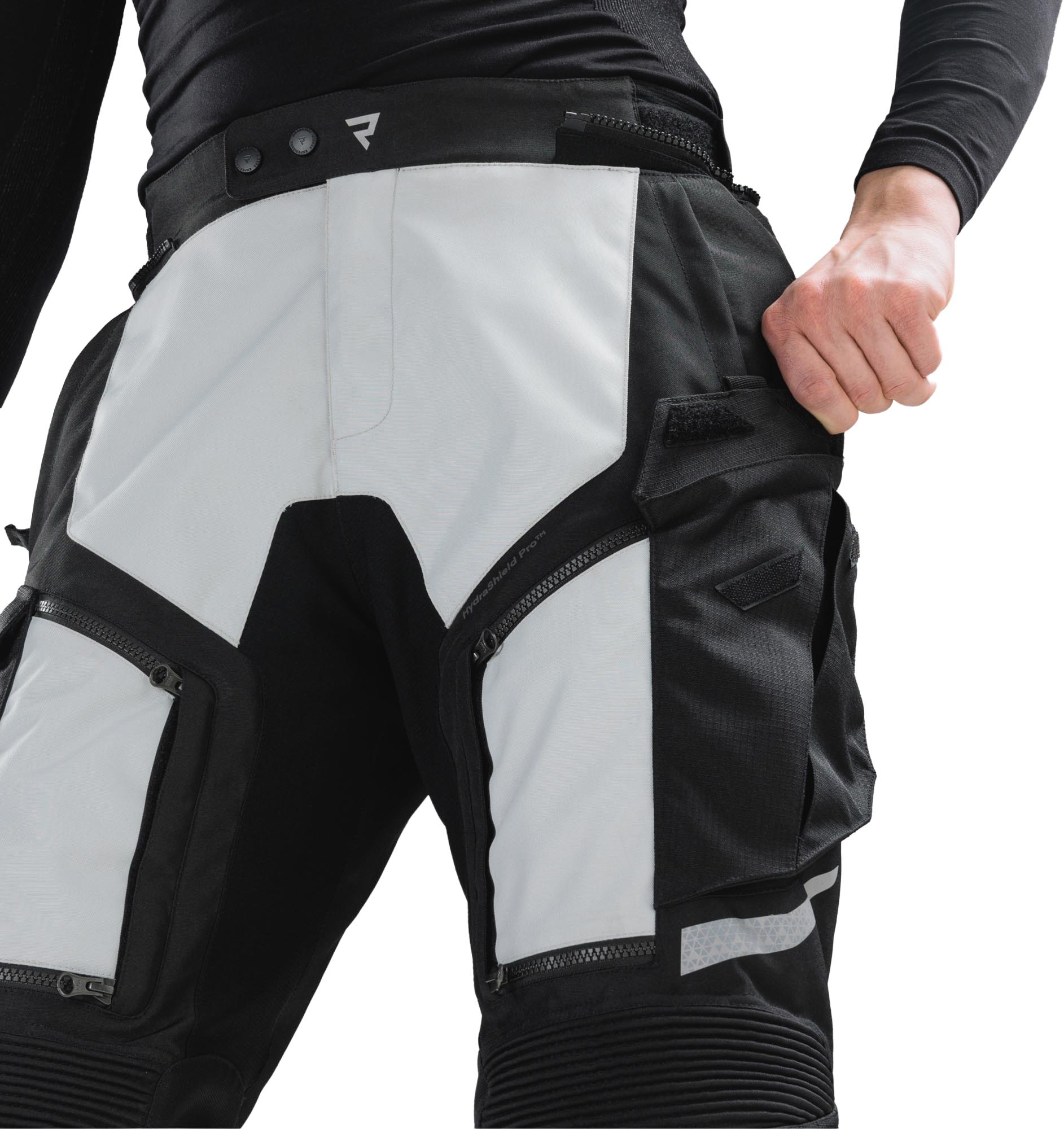 Rebelhorn Cubby 5 Pantalon textile de moto imperméable noir/gris M Figure 5