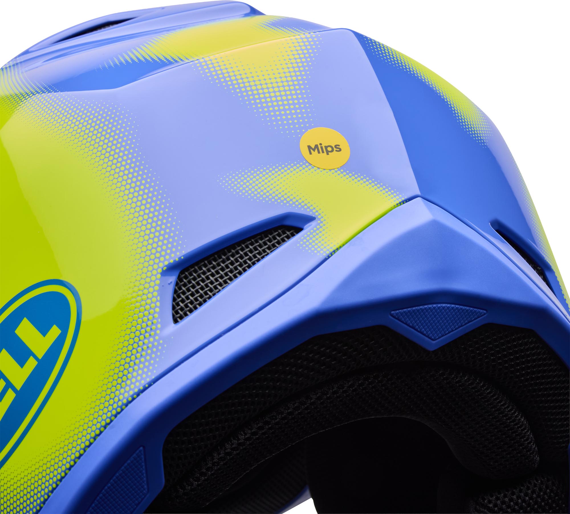 Side view of Bell MX-10 MIPS Camo Motocross Helmet