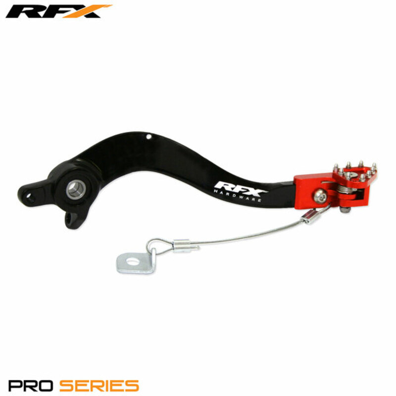 RFX Pro FT Rear Brake Lever (Black/Orange)-image-931348284