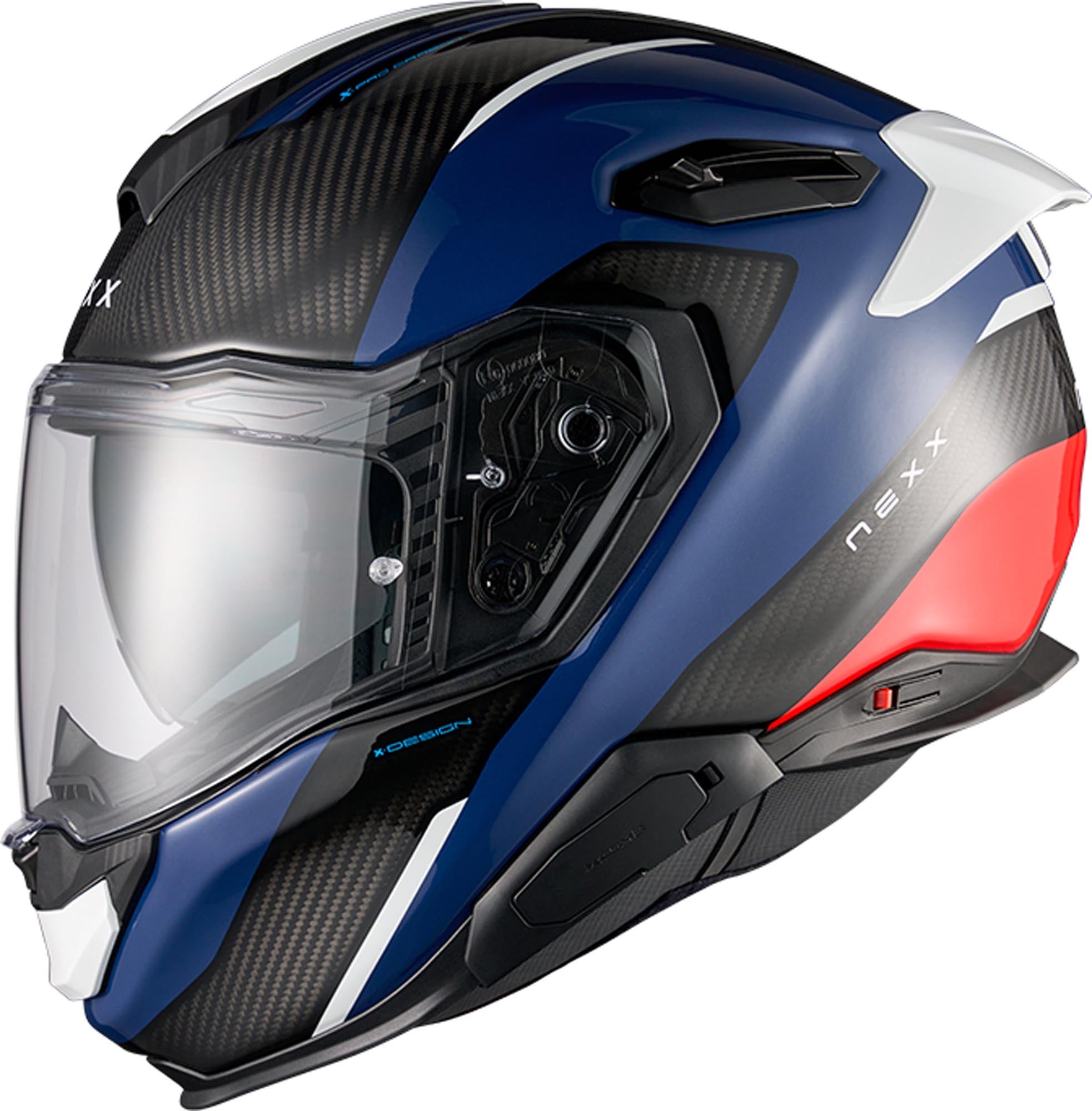 Nexx X.TR Rush Carbon Casco nero/rosso/blu XXXL (65/66) Figura 2