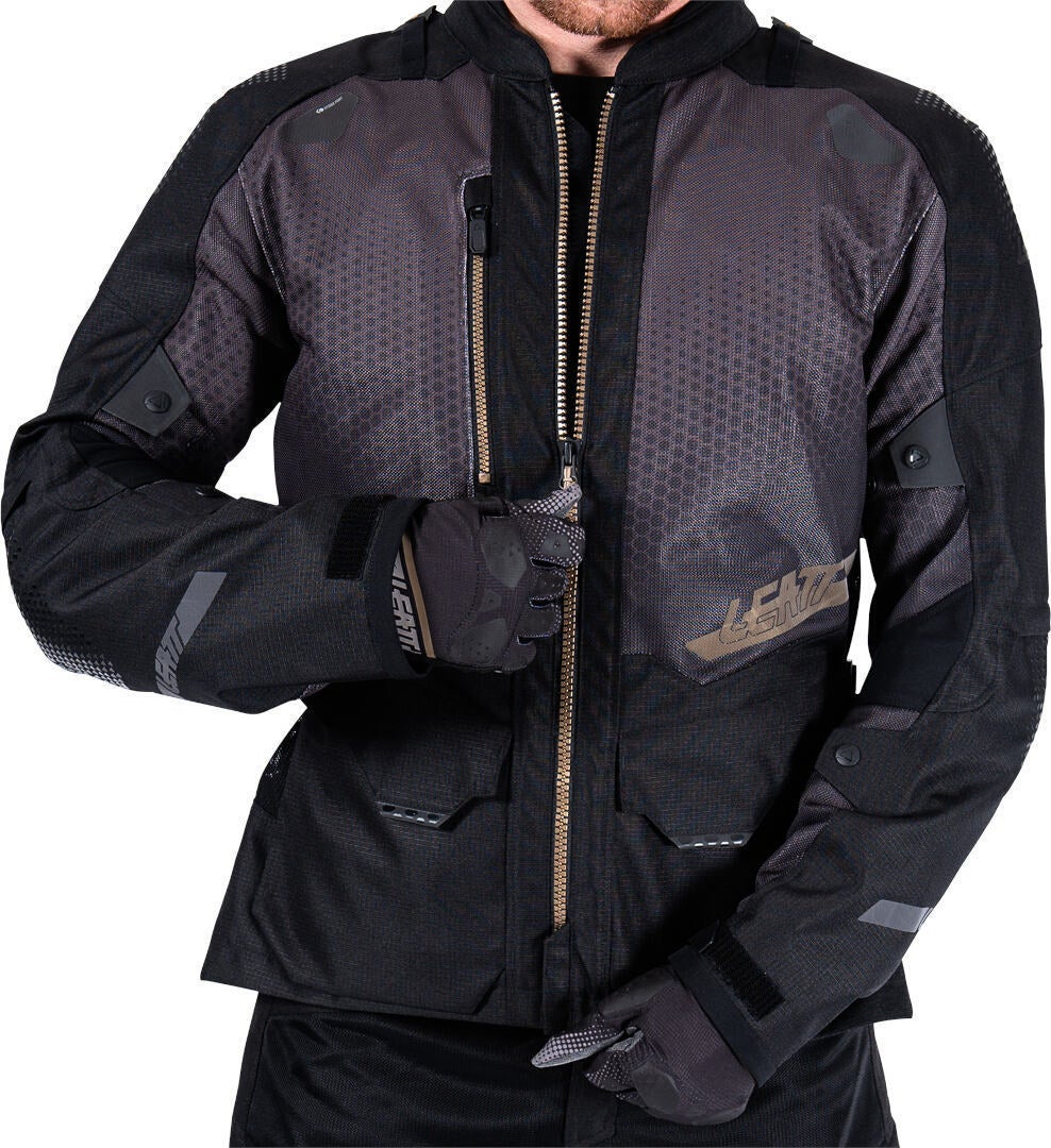 Leatt ADV Flowtour 5.5 waterproof Motorcycle Textile Jacket black L Figure 4