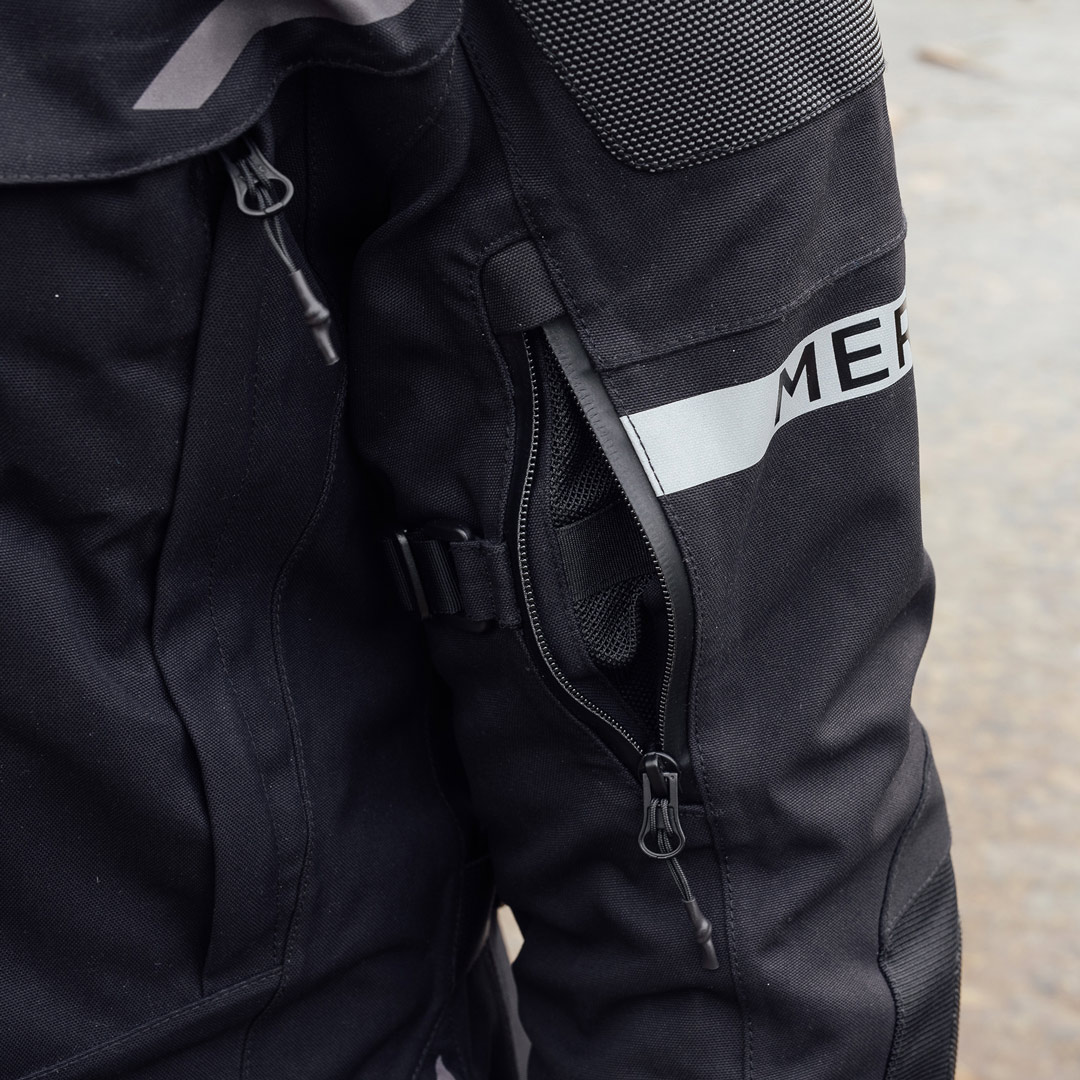 Merlin Akashi Pro D30 Laminated waterproof Motorcycle Textile Jacket black M Figure 7