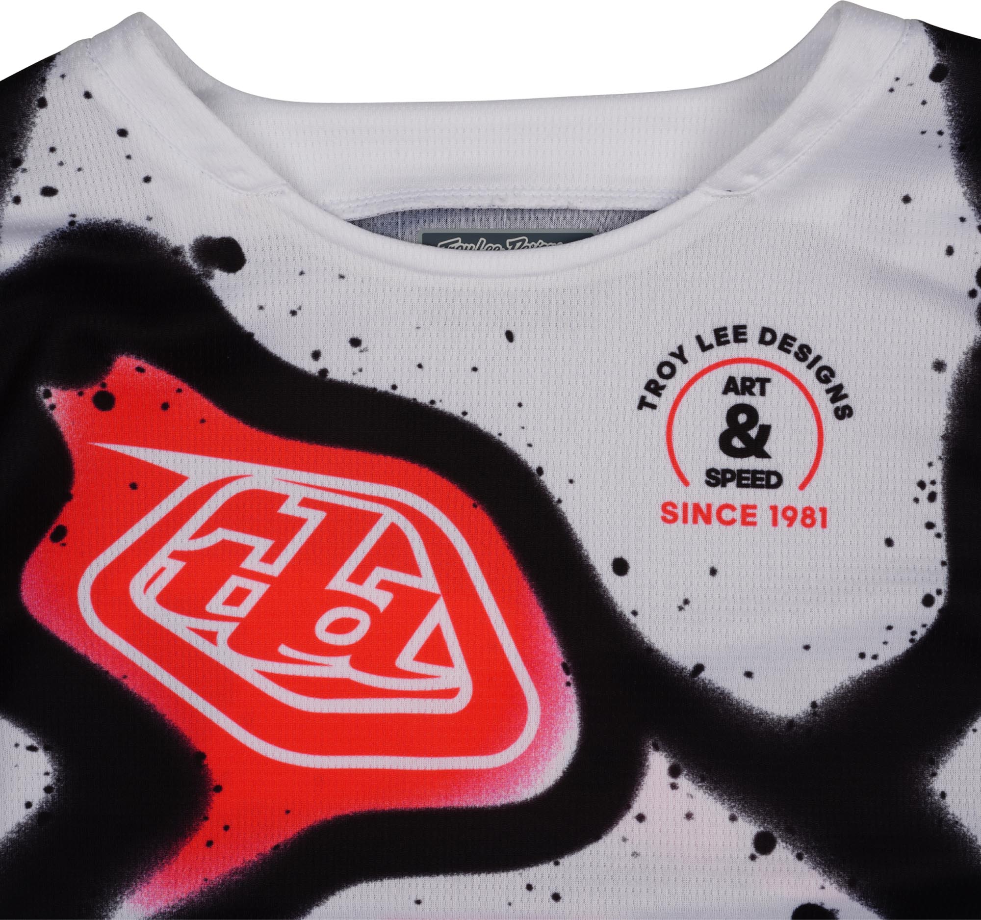 Troy Lee Designs GP Pro Membrane Ungdomströja i motocross vit/röd L Figur 3