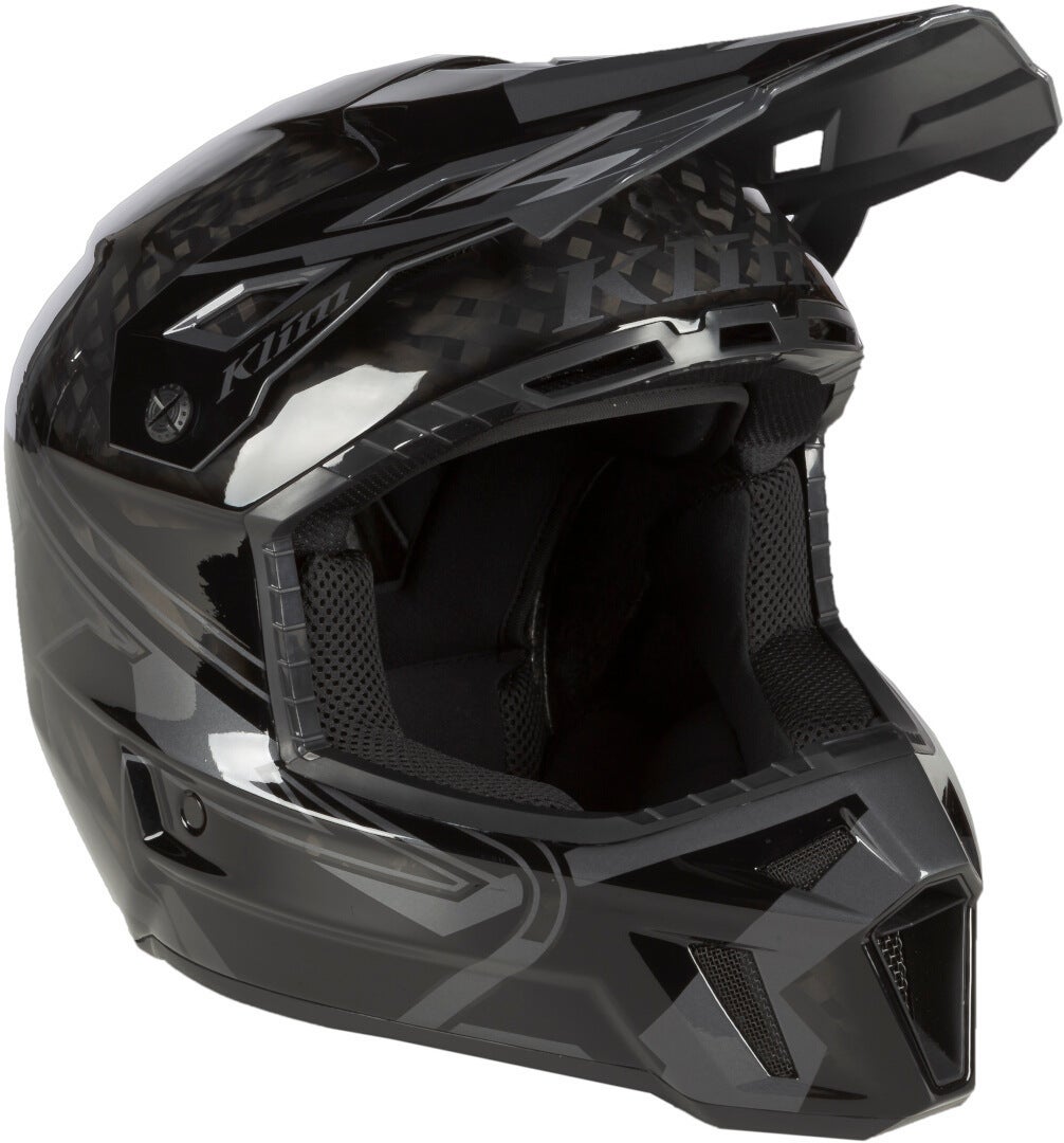 Klim F3 Carbon Pro Ascent Snescooter hjelm sort/grå XXL (62/63) Figur 3