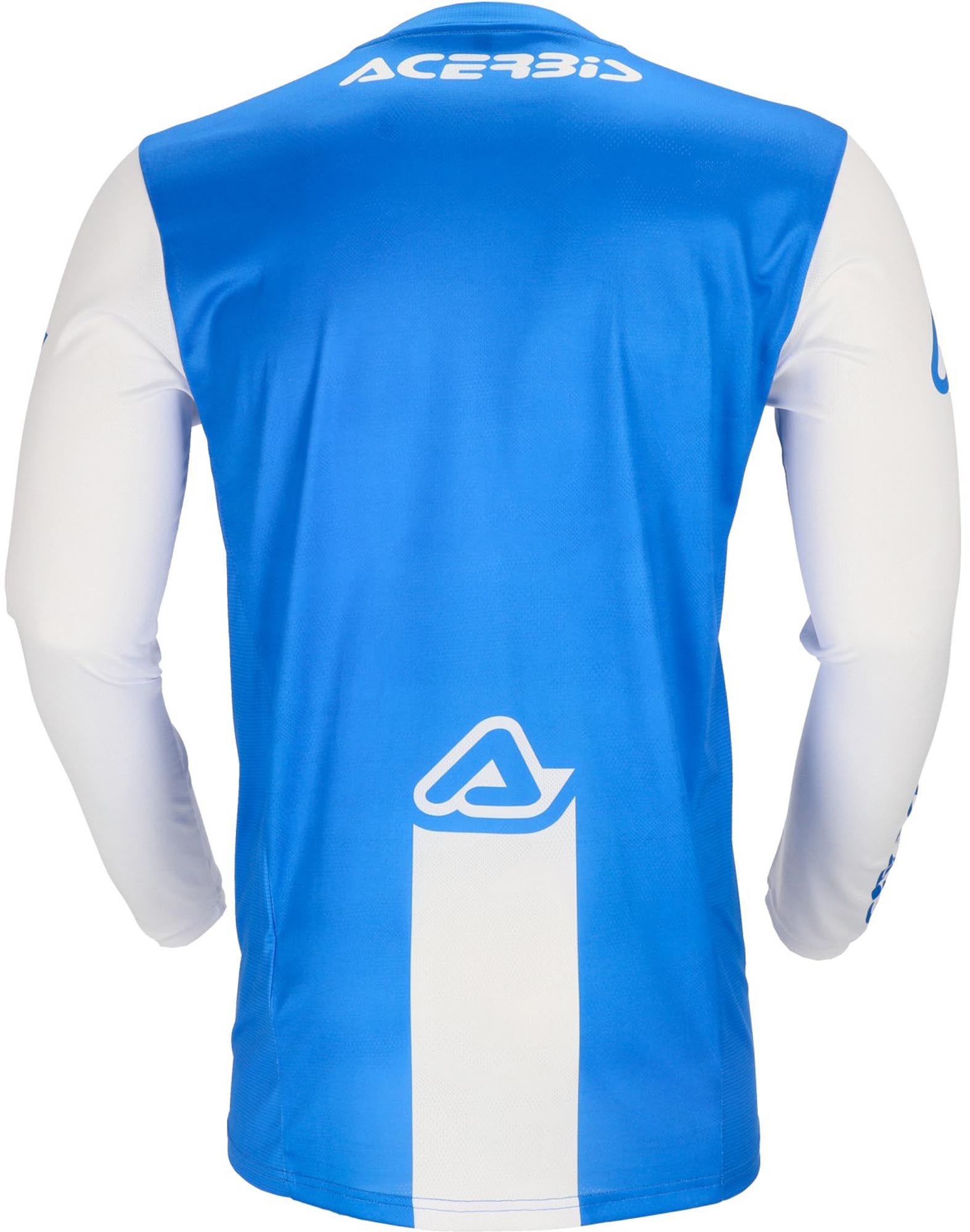 Acerbis MX J-Track Inc 2.0 Logo Motocross Jersey weiß/blau XXL Abbildung 3