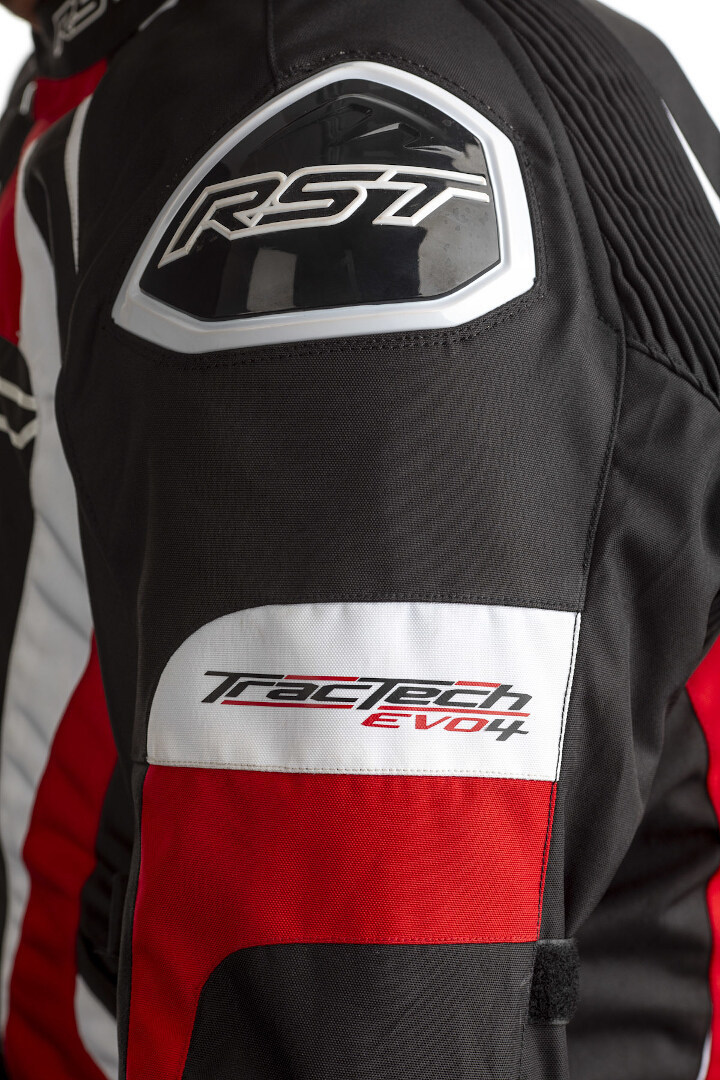 RST Tractech EVO 4 Chaqueta textil de motocicleta negro/rojo L Figura 3