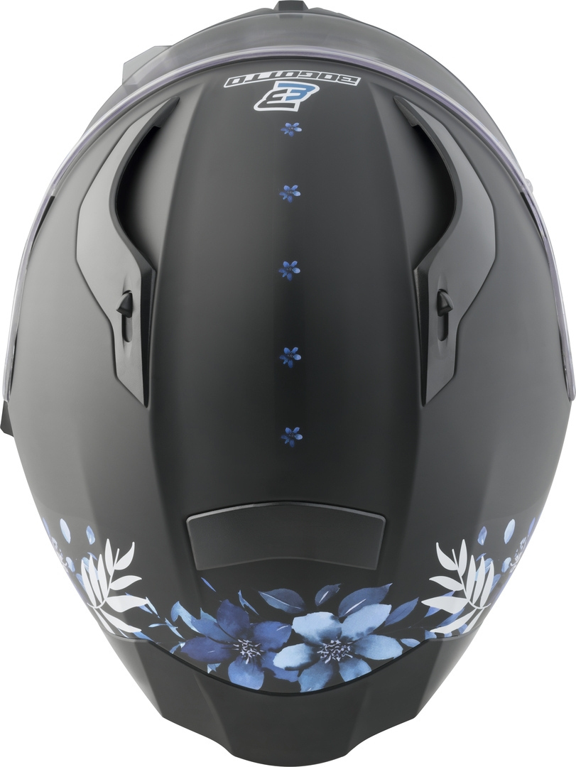 Bogotto H128 Fiori Cască Negru/Albastru S Figura 6