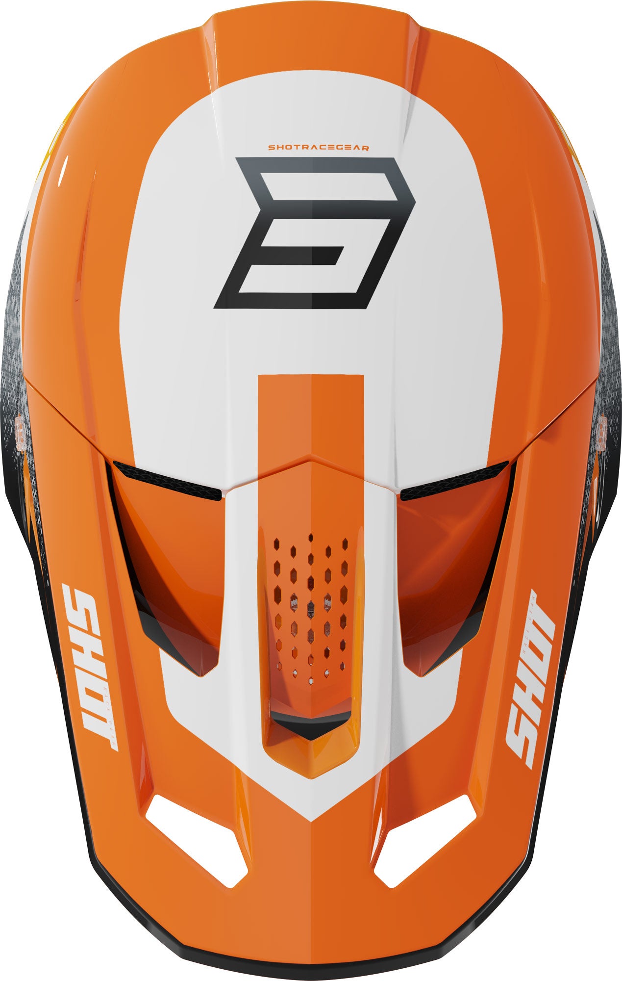 Shot Speed Hybrid Motocross Helm orange M (57/58) Abbildung 2