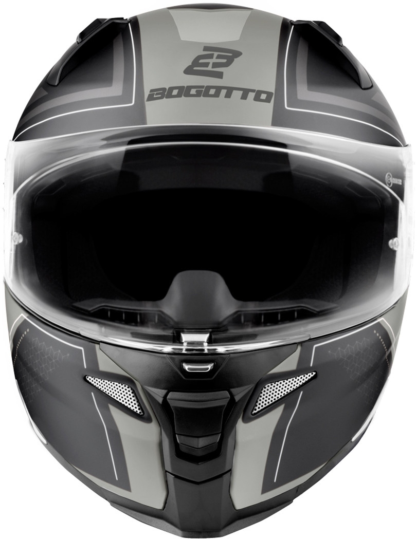 Bogotto FF110 Cinder Casco negro mate/titanio S Figura 6