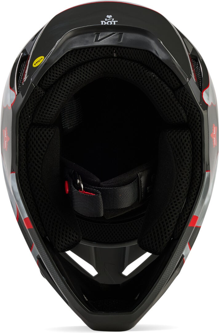 FOX V1 Atlas MIPS Youth Motocross Helmet black/grey/red Y/M (51/52) Figure 5