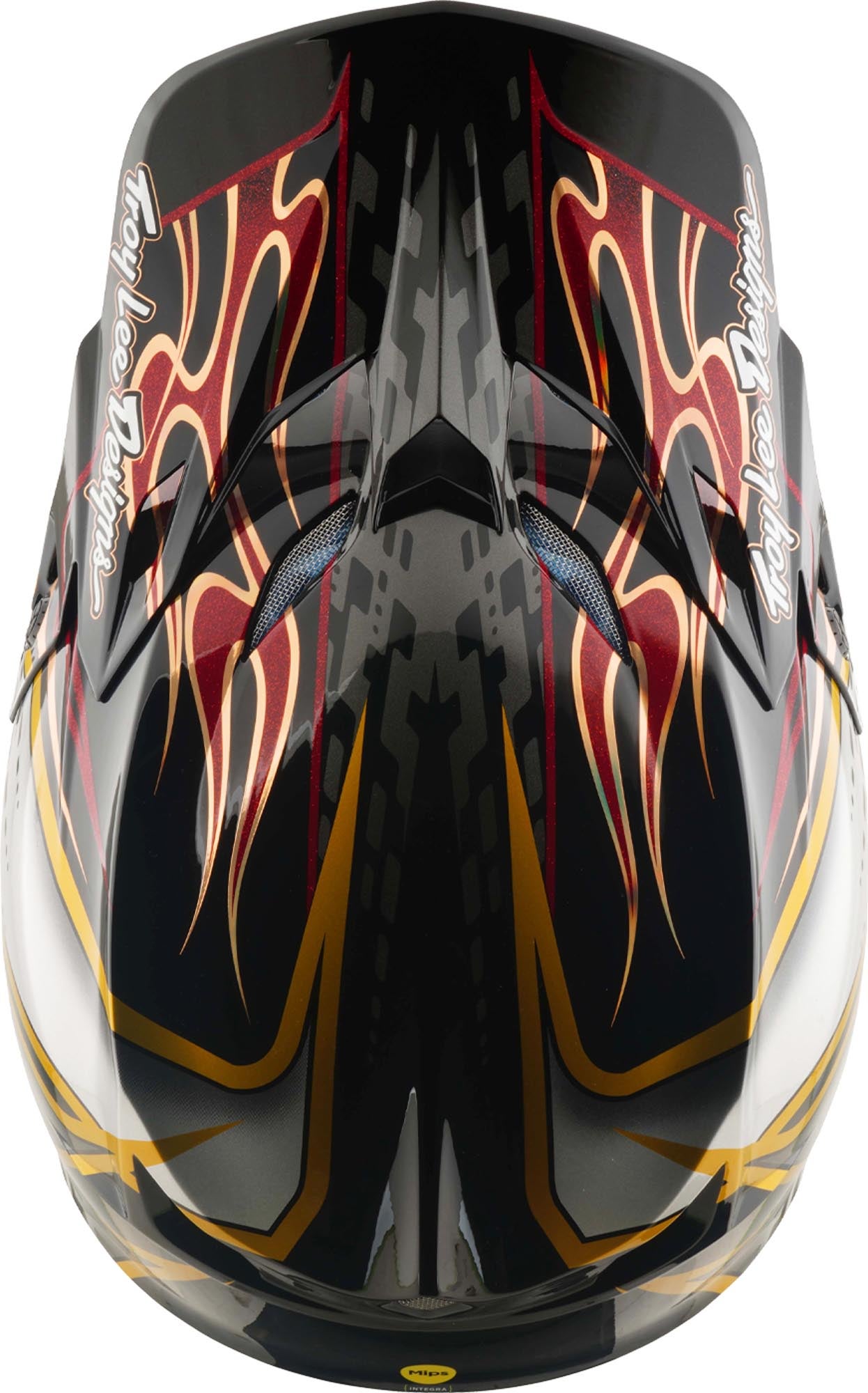 Side view of Troy Lee Designs SE5 Composite MIPS Wings Motocross Helmet