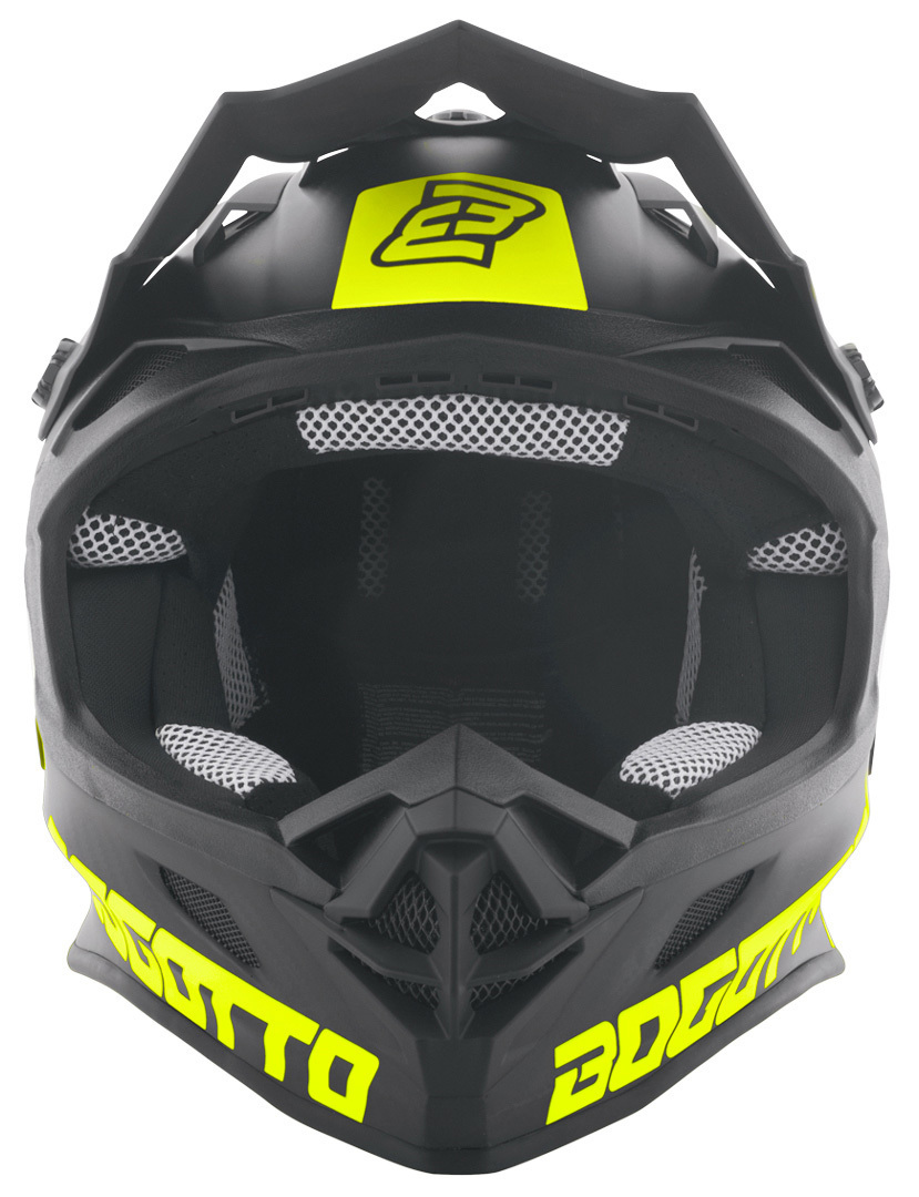 Bogotto V328 Xadrez Carbon Cască de motocross negru/galben S Figura 3