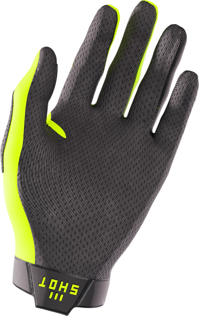 Shot Lite Motocrosshandskar gul/svart 10 Figur 2