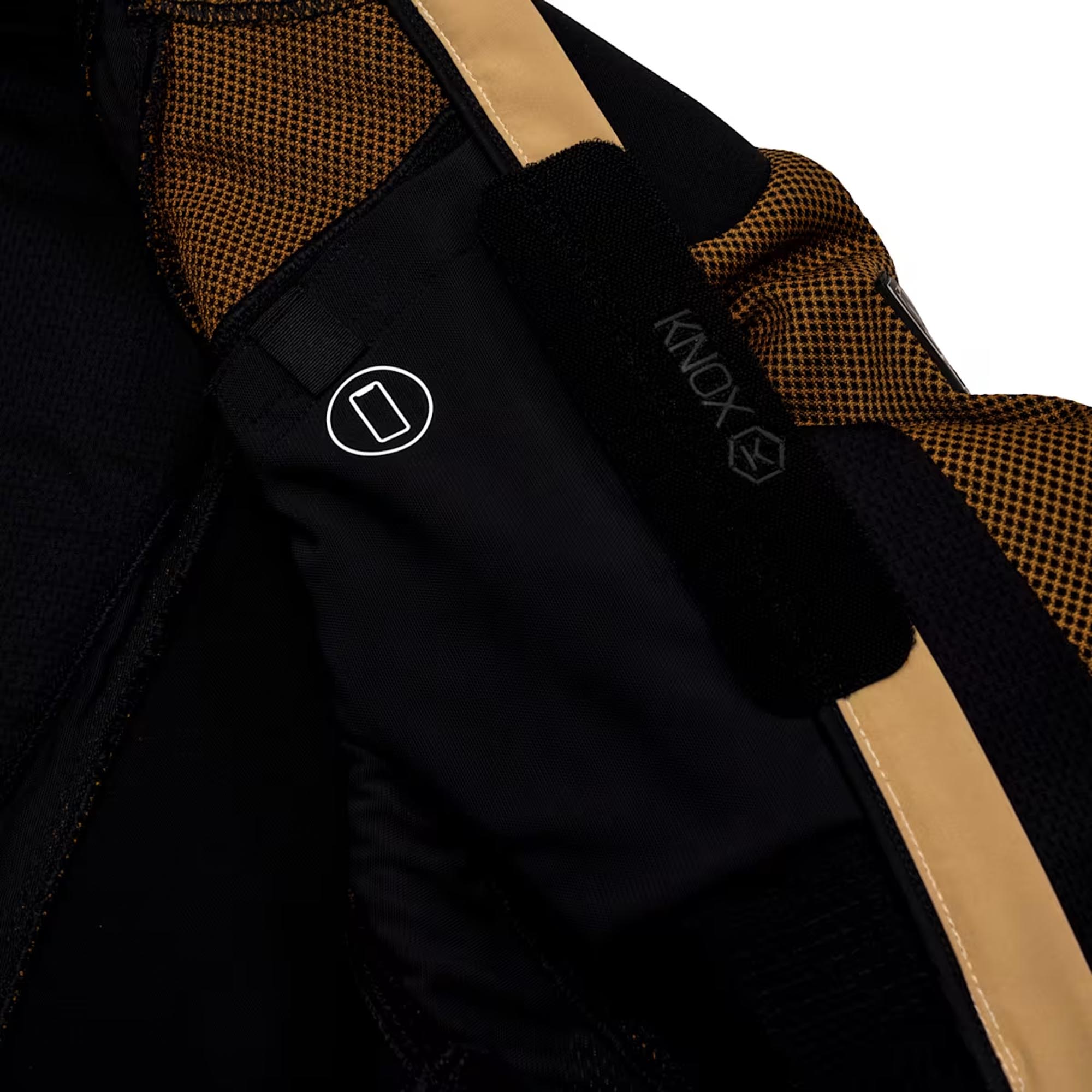 Knox Urbane Pro Move Motorcycle Textile Jacket brown XL Figure 7