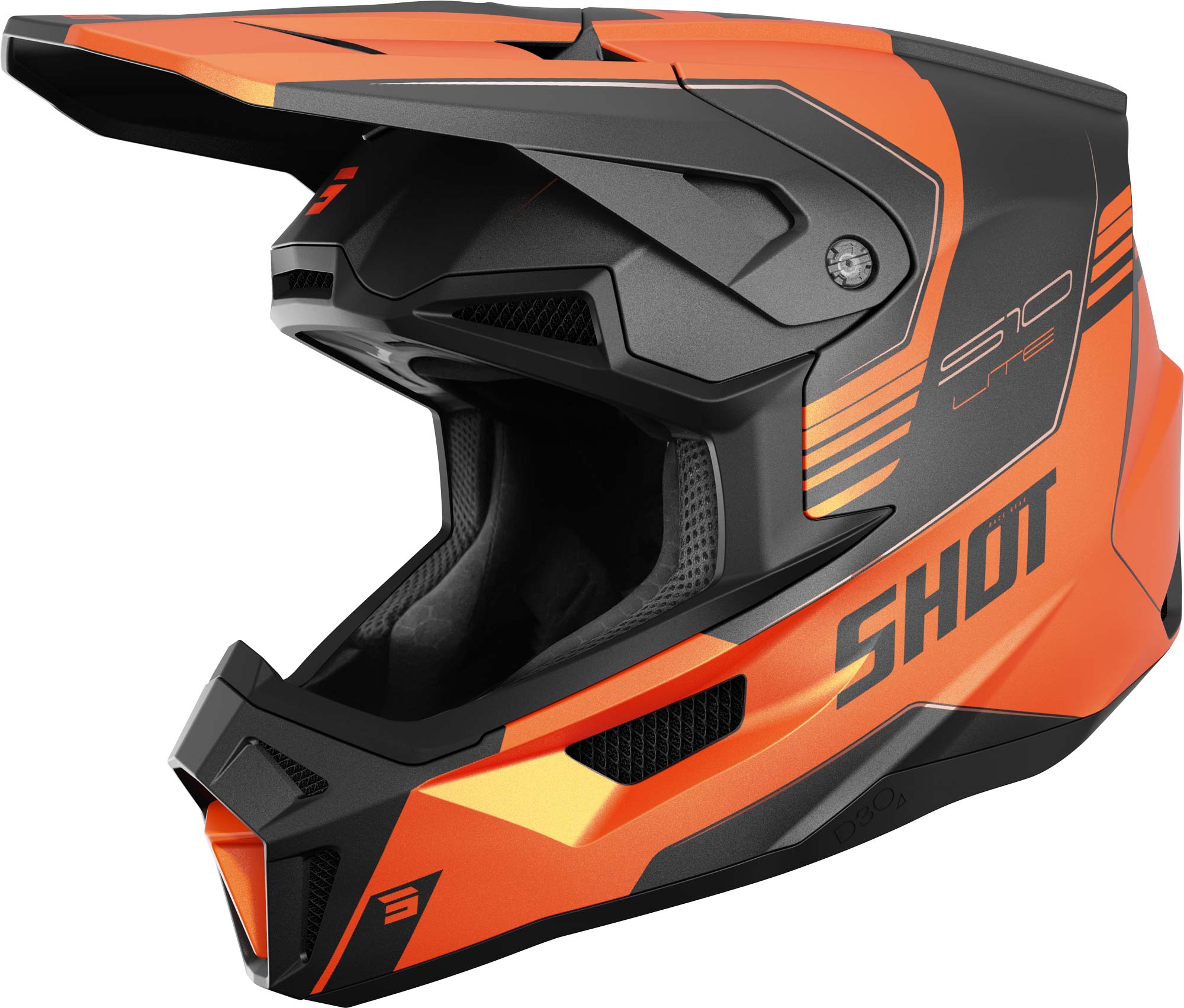 Shot Lite S10 Mips Motocross Helmet orange XXL (63/64) Figure 1
