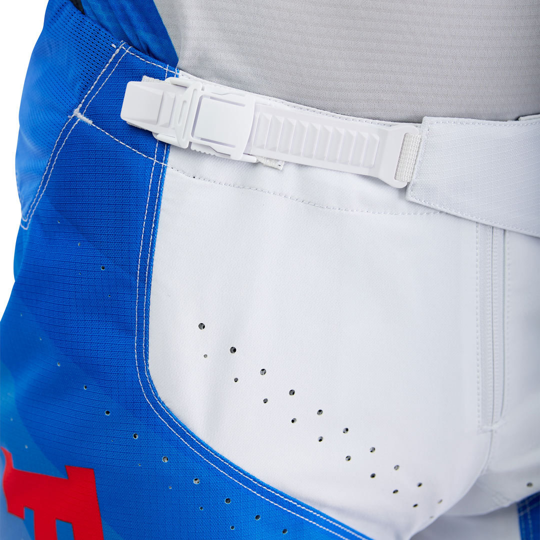 FOX 360 Fade Pantalons de motocross Blanc/bleu 30 Figure 2