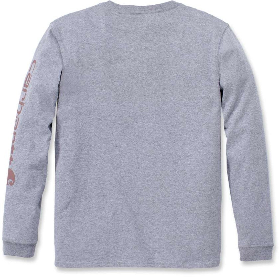 Carhartt Workwear Logo Donna Long Sleeve Camicia grigio M Figura 3