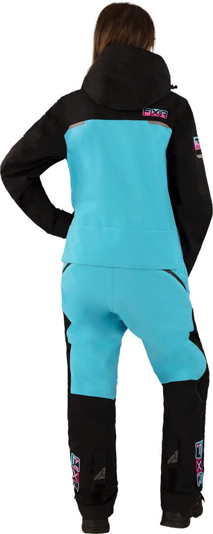 Side view of FXR Maverick Lite Ladies One Piece Snowmobile Suit