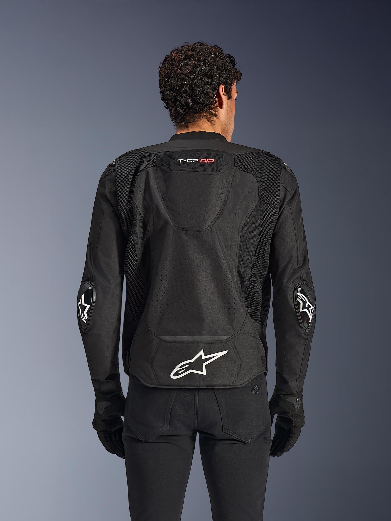 Alpinestars T-GP Air perforated Motorcycle Textile Jacket black M Figure 7