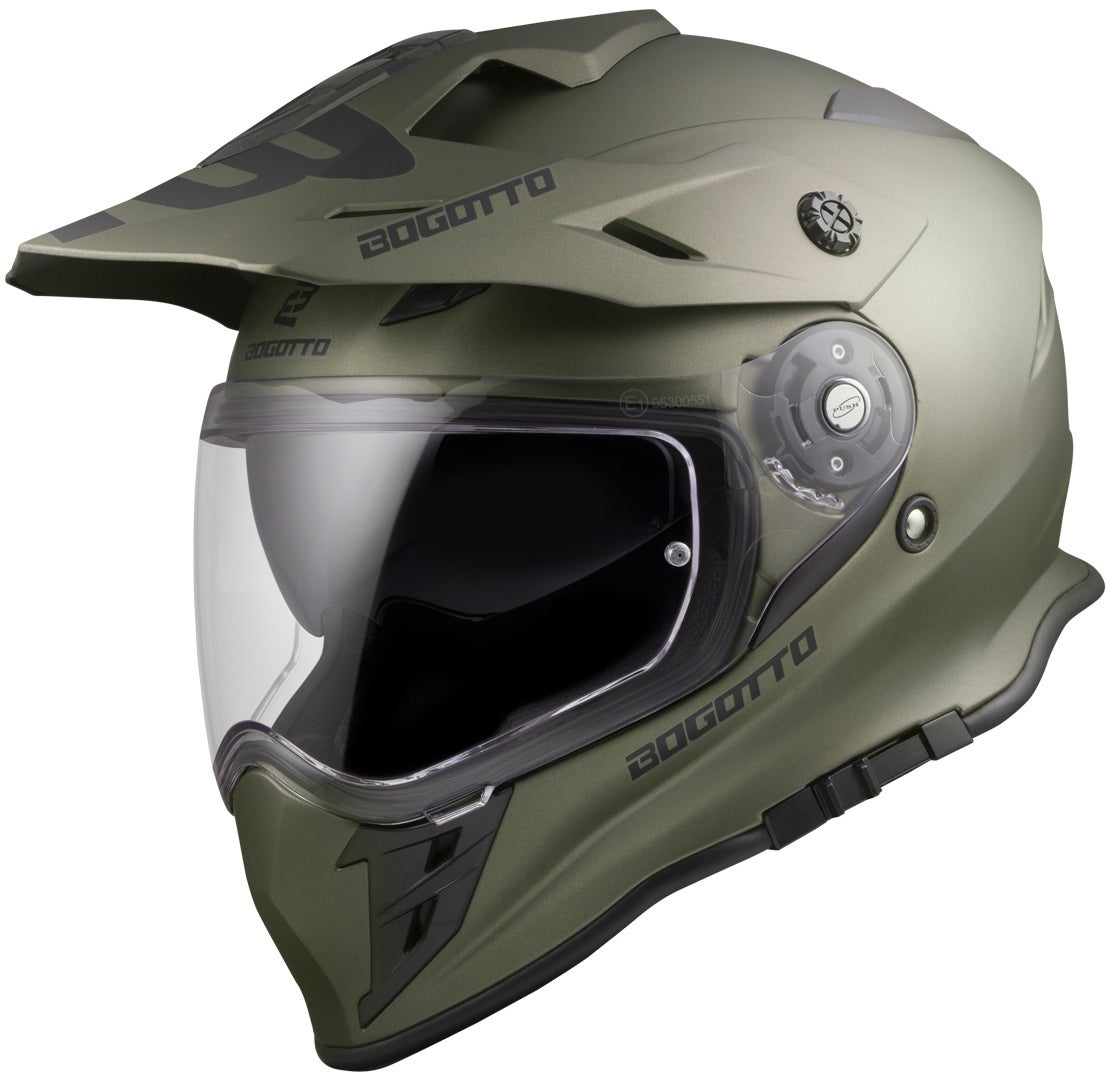 Bogotto V331 Enduro casco Verde S Figura 1