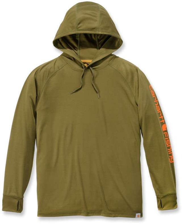 Carhartt Force Pêche à capuche graphique Vert militaire S Figure 1