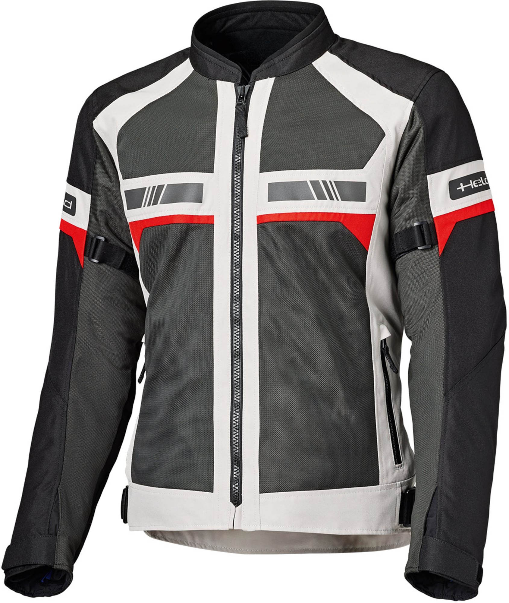 Held Tropic 4 Mesh Motorcycle Textile Jacket grey/red 5XL Figure 1