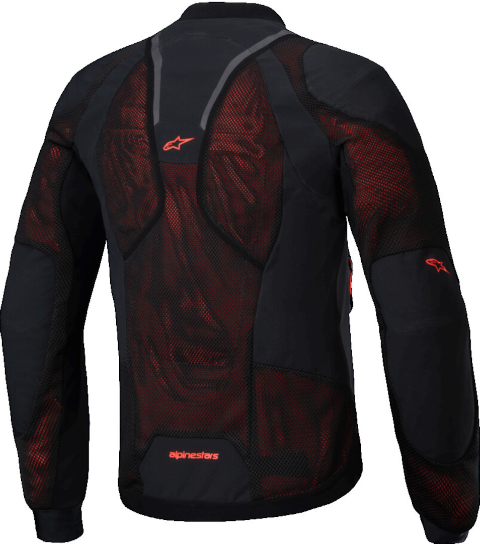Alpinestars Troop-Air Pro Jachetă de protecție Negru/Roșu-Neon XXL Figura 2
