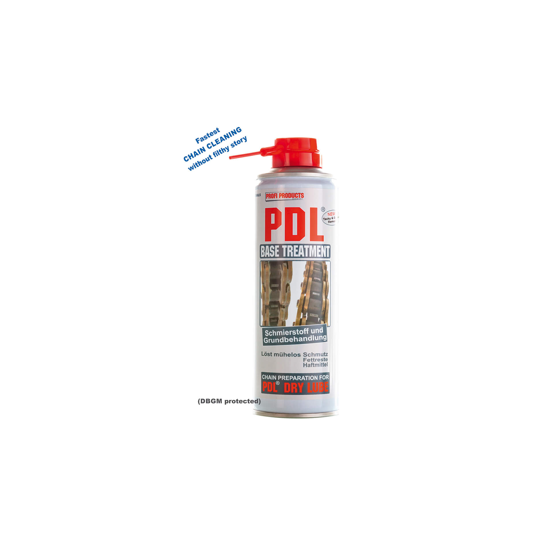 PROFI DRY LUBE Base Treatment, limpador de corrente com lubrificante de transição Artigo principal Figura 1