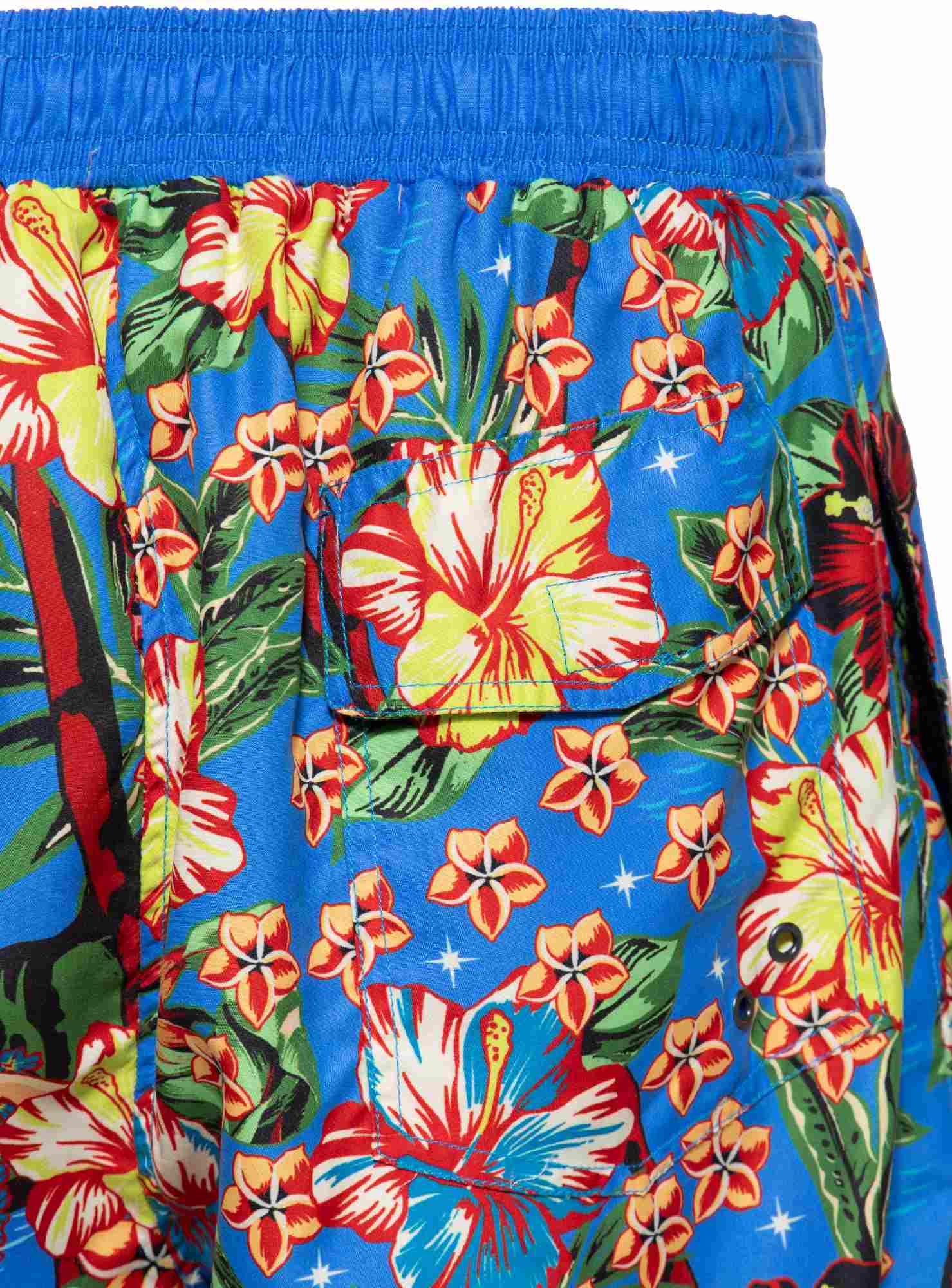 King Kerosin Hula Girl Swim Shorts blue/multi XL Figure 4