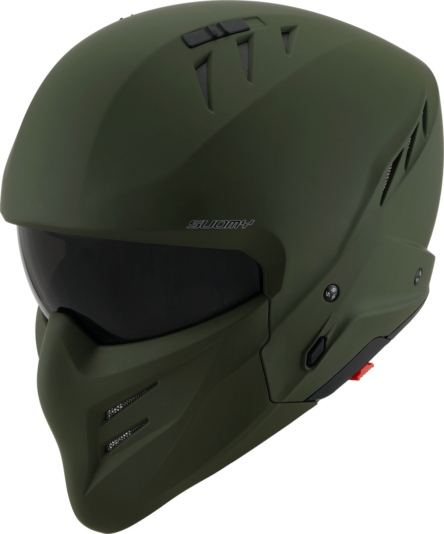 Suomy Armor Plain Cască cu reacție Verde mat XS (53/54) Figura 1