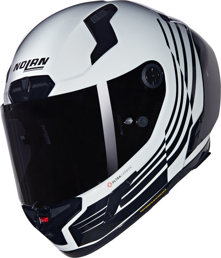 Nolan X-804 RS Ultra Carbon Ala Cască Alb/Negru XXS (54) Figura 1