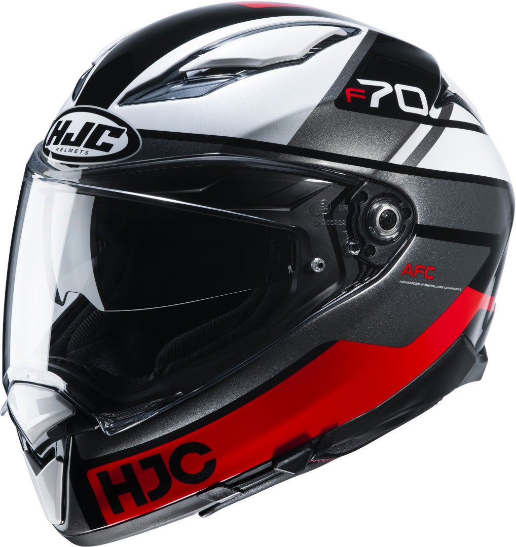 HJC F70 Tino Helm schwarz/metallisch/rot XL (61/62) Abbildung 1
